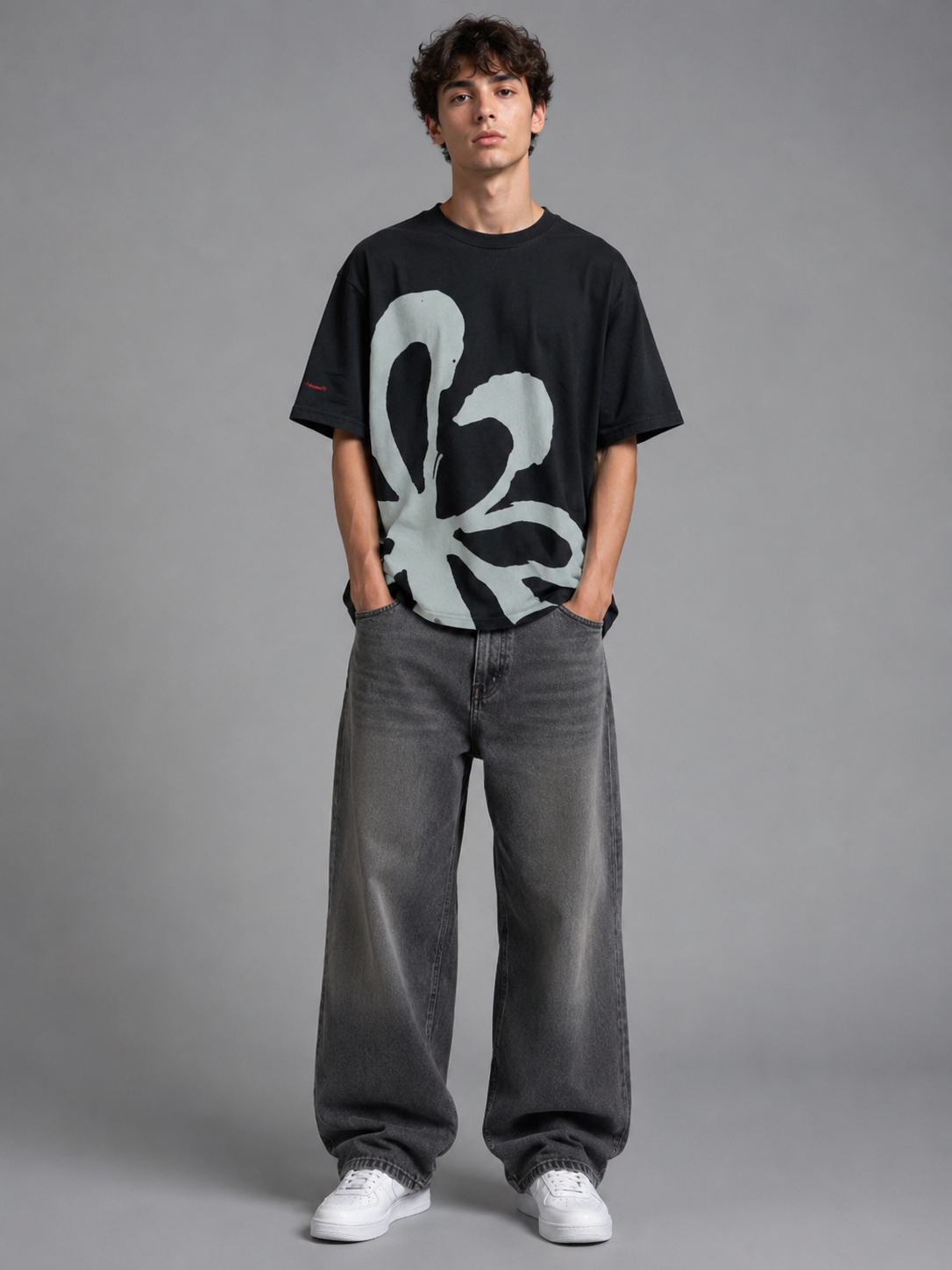 Armadillo floral  Oversized Tshirt