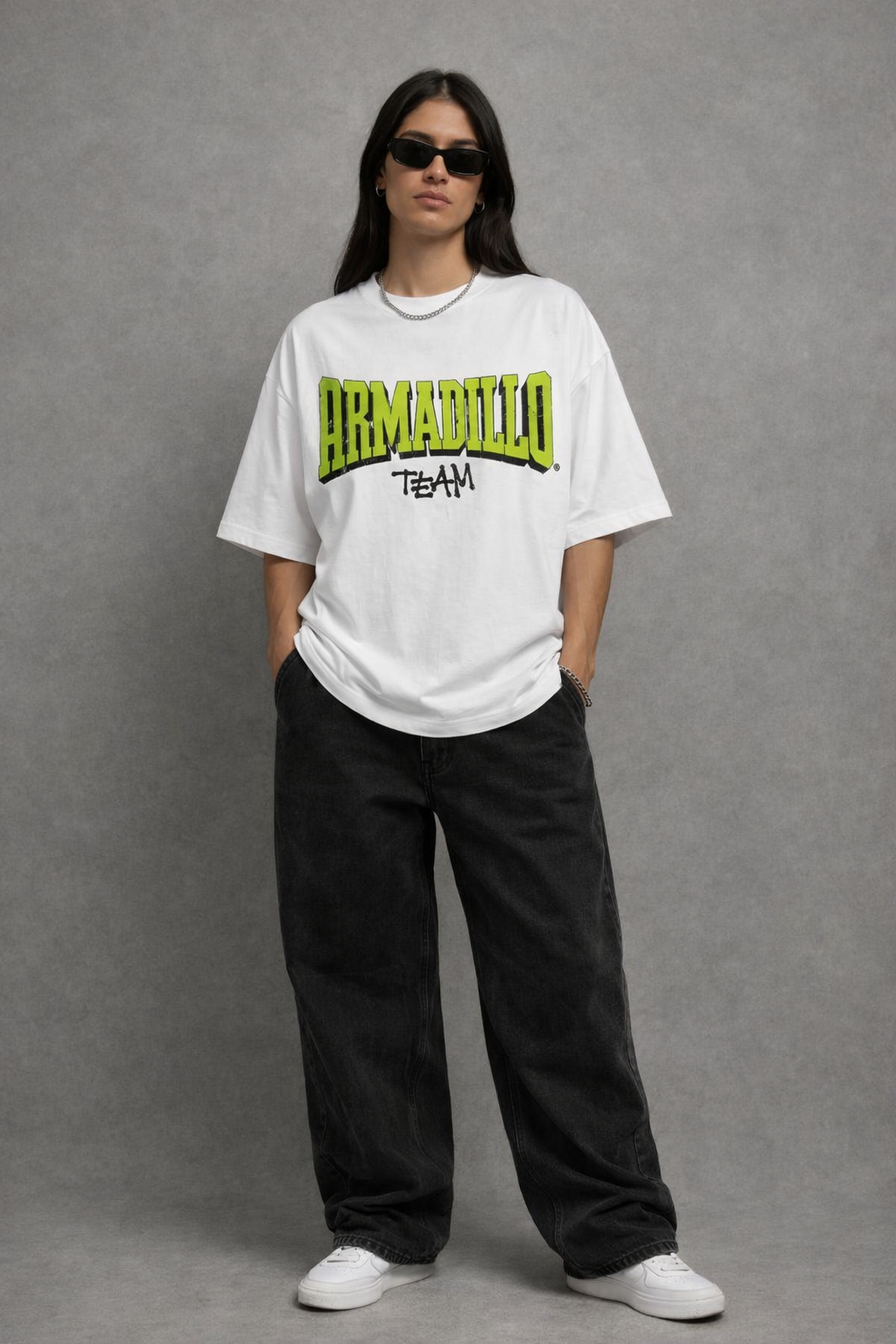 Armadillo Team Printed Oversized Tshirt