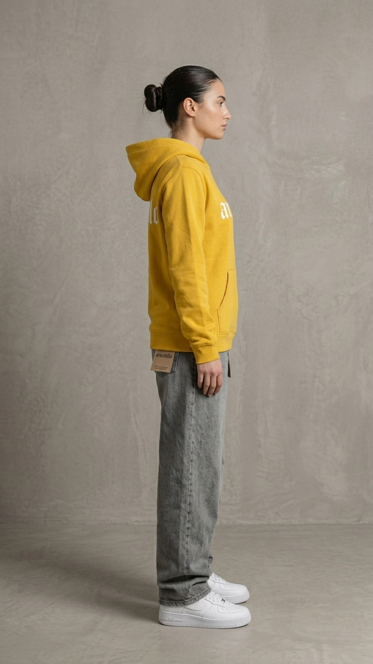 Armadillo printed Oversized Hoodie