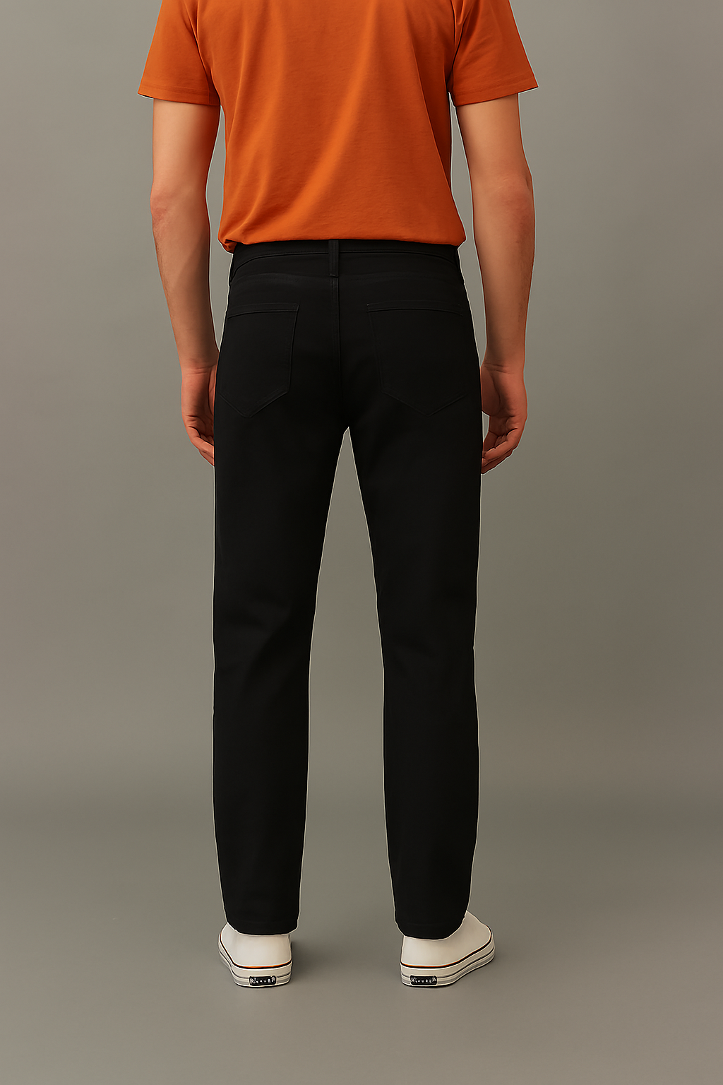 Black Regular Fit Jeans