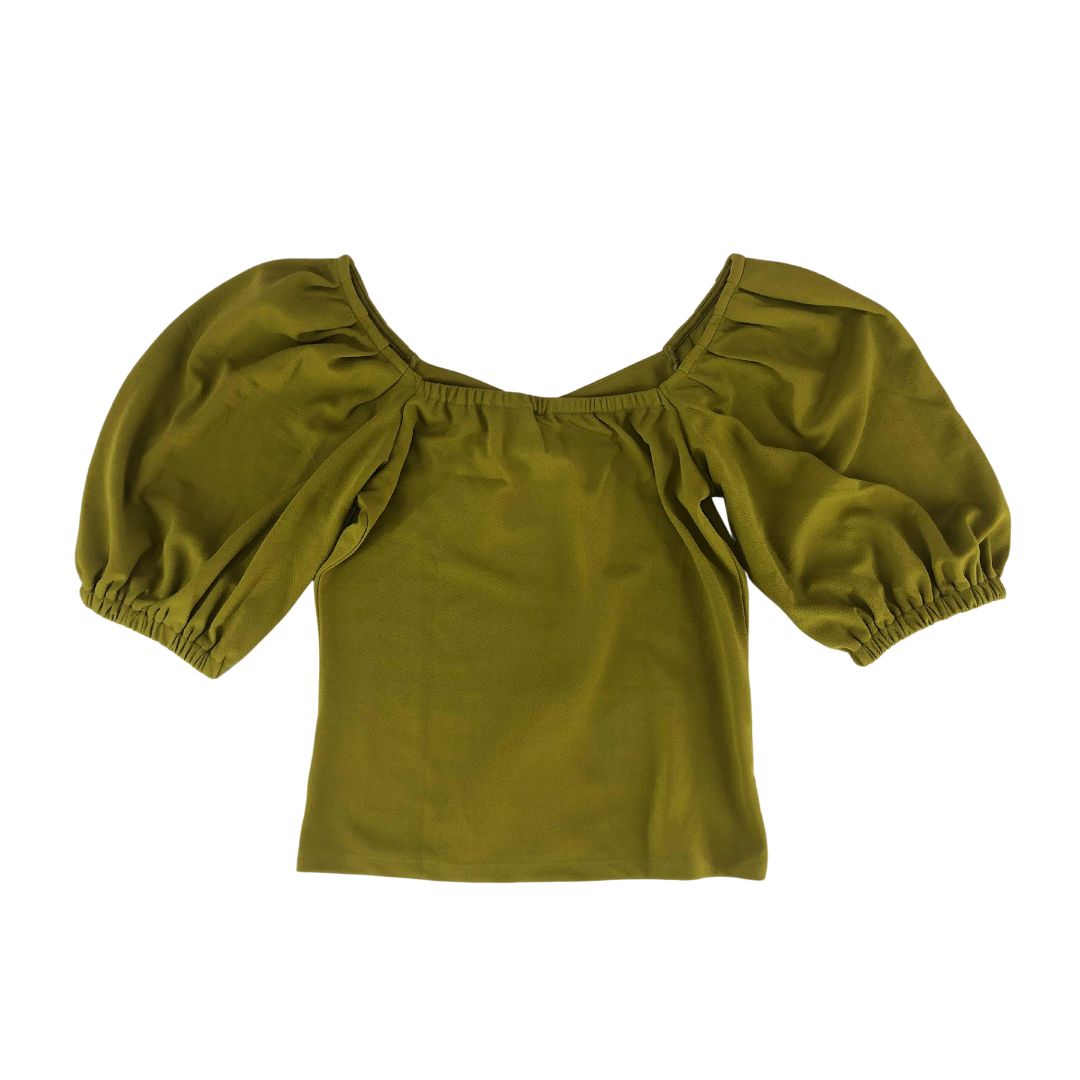 Women Olive Green Top