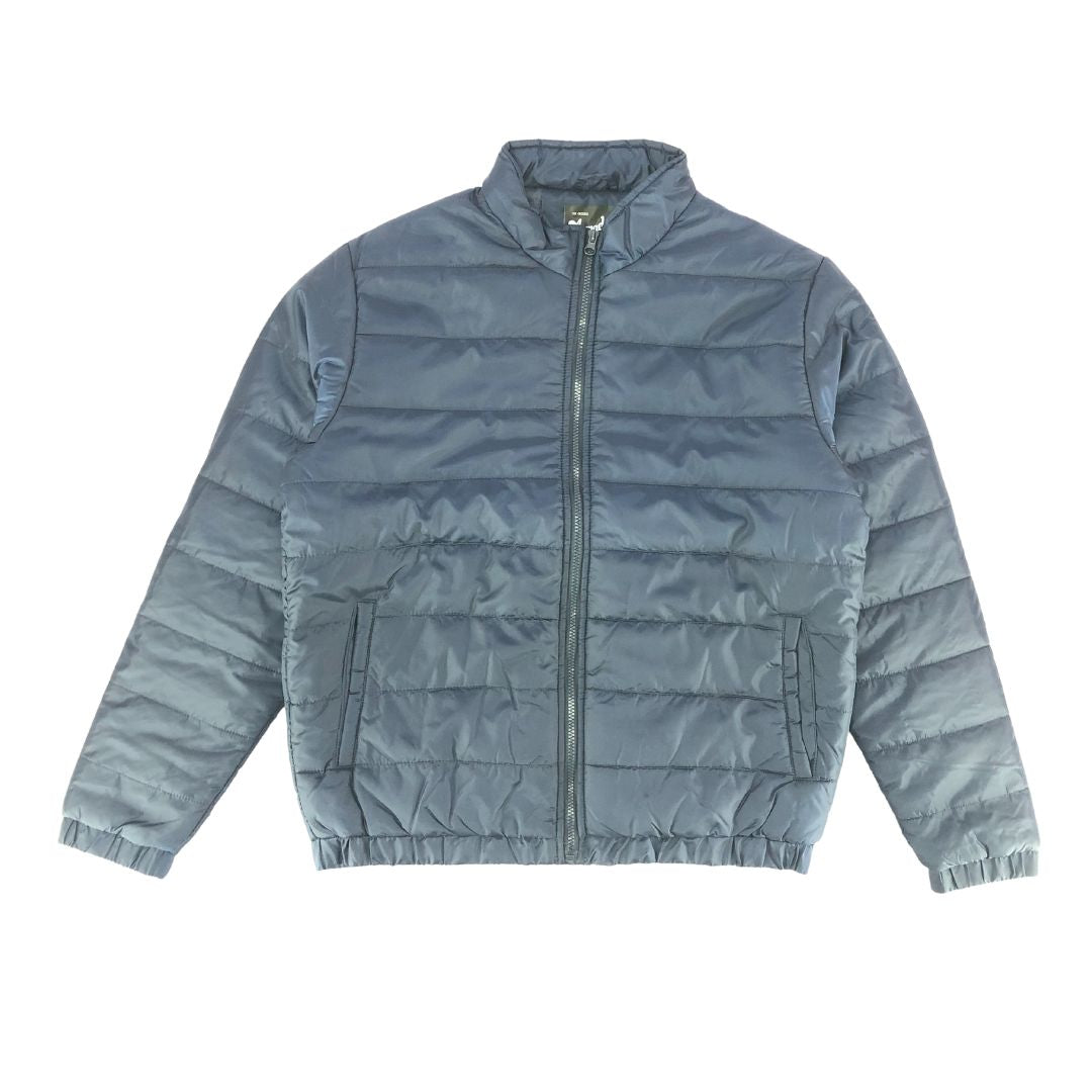 Men Blue Puff Jacket